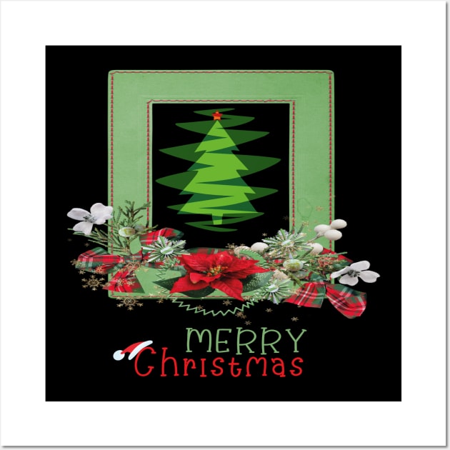 Happy merry christmas Wall Art by TOPTshirt